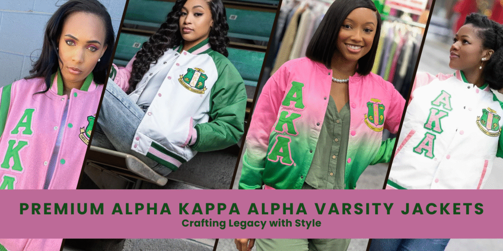 AKA Alpha Kappa Alpha Sorority jacket Banner