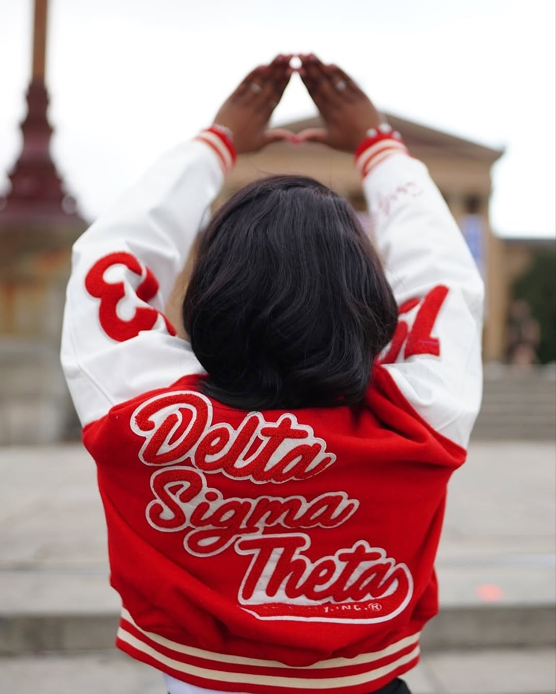 delta Sigma theta varsity jacket xlise international 23