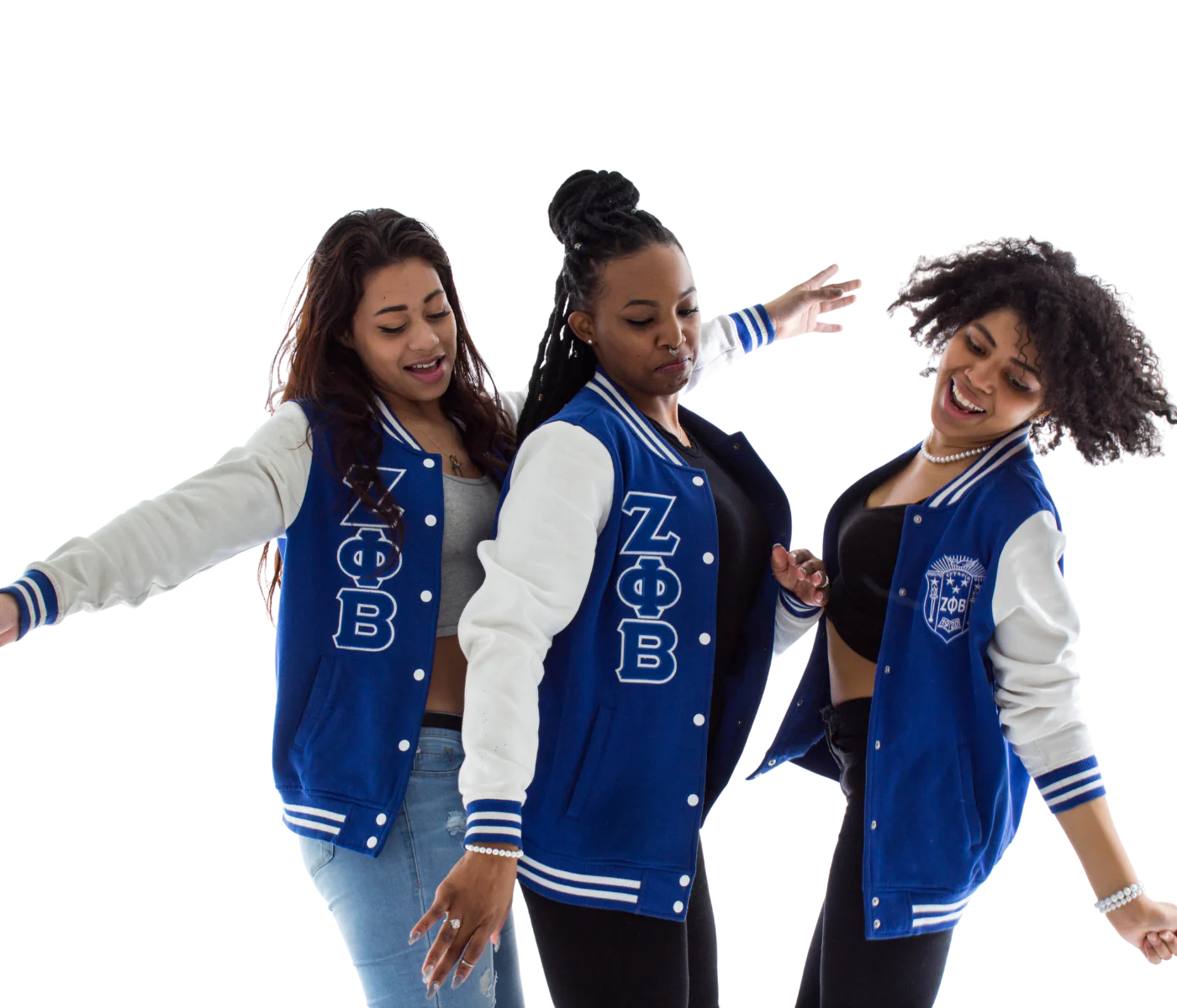 zeta phi beta letterman jacket